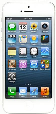 Смартфон Apple iPhone 5 32Gb White & Silver - Великий Устюг