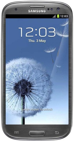 Смартфон Samsung Galaxy S3 GT-I9300 16Gb Titanium grey - Великий Устюг